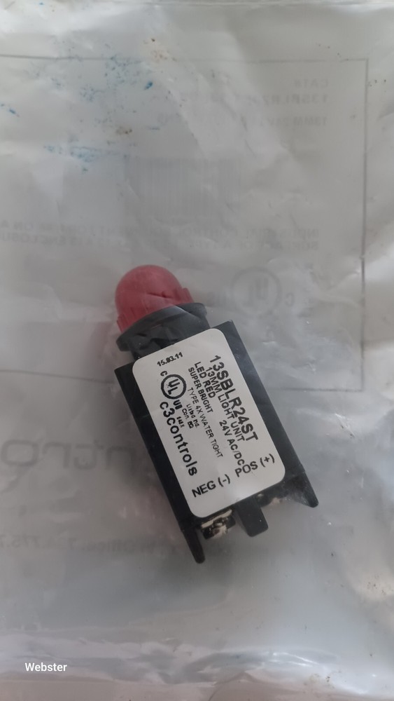 C3 Controls Red LED Light Unit 13SBLR24ST-13RDR