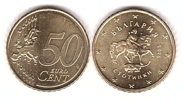 Bulgaria - 50 Cent 2026 UNC Lemberg-Zp
