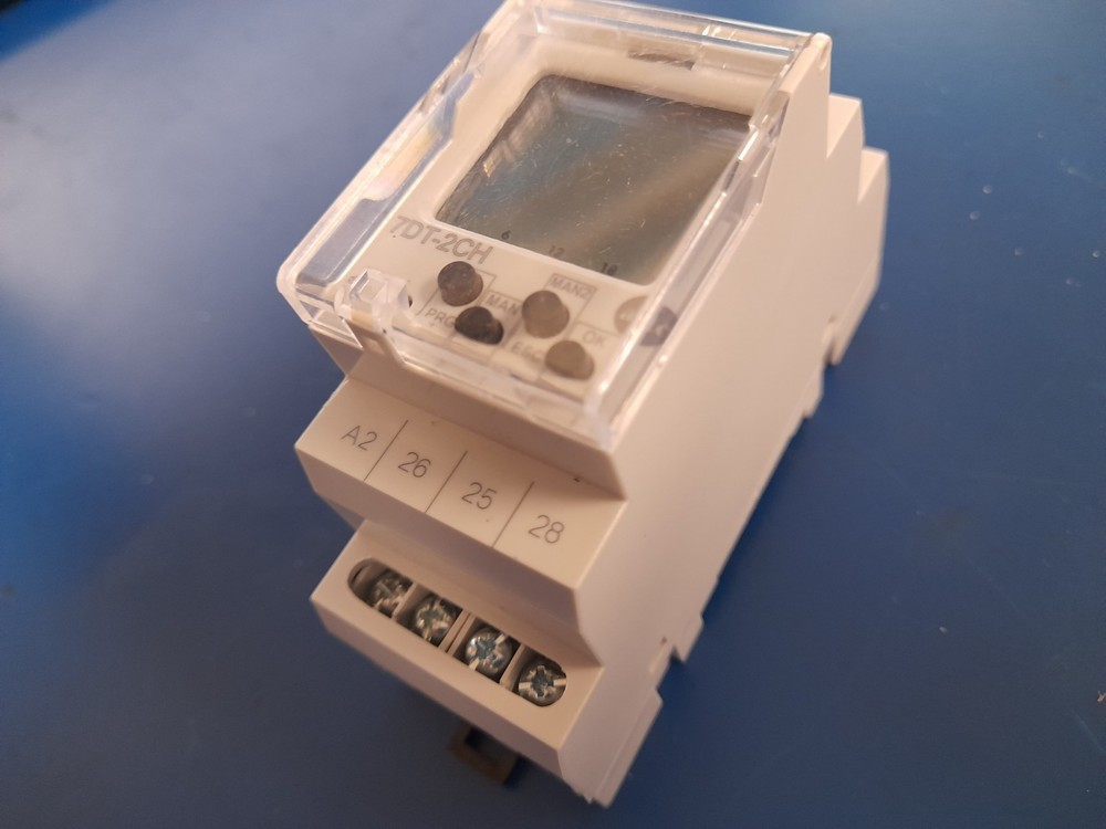 7DT-2CH 7 Day, Weekly Digital Timer Control, 250 VAC, 24 VDC