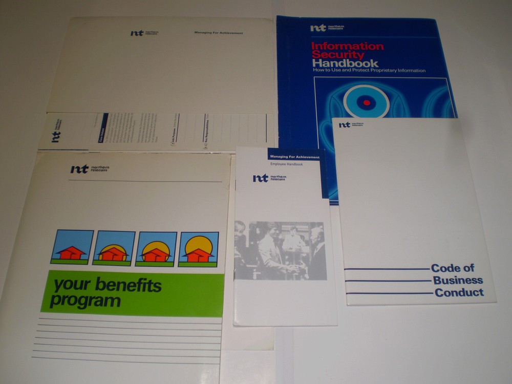 Vintage Northern Telecom documents