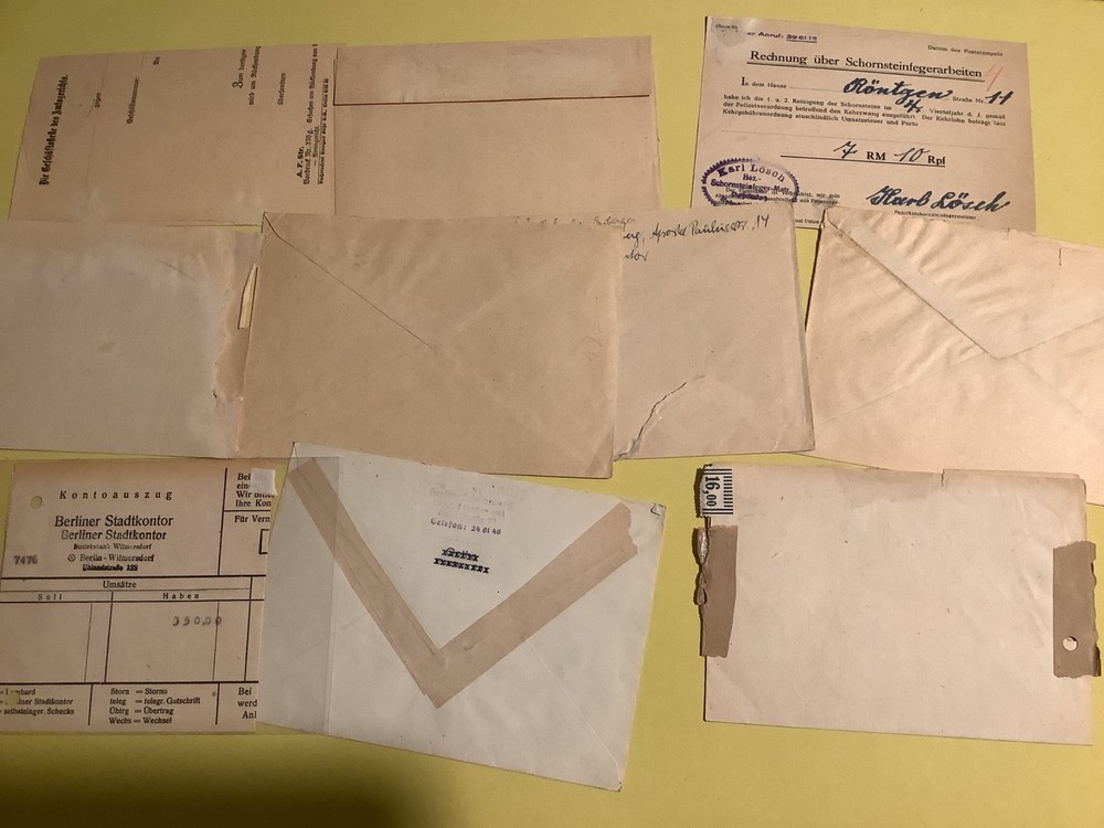 Germany Berlin overprint post war 10 postal cover items Ref A555