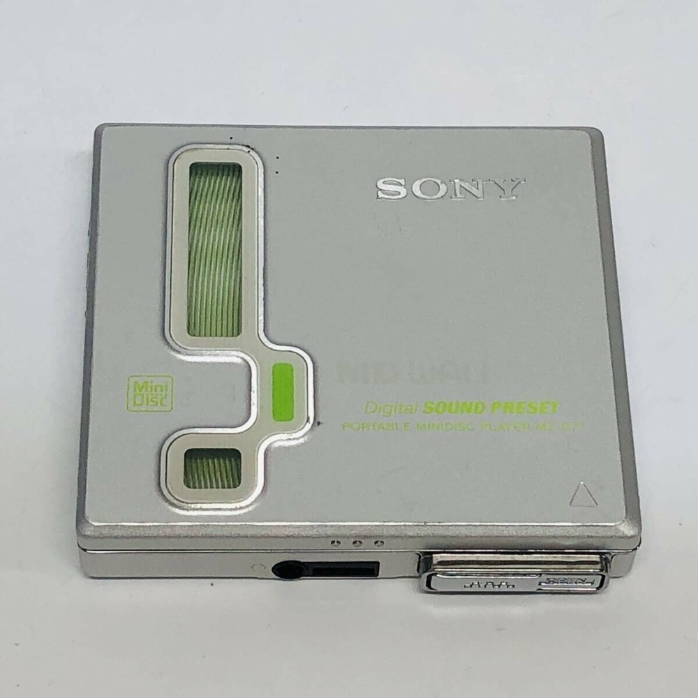 SONY MZ-E77 Portable Minidisc Player Silver Good