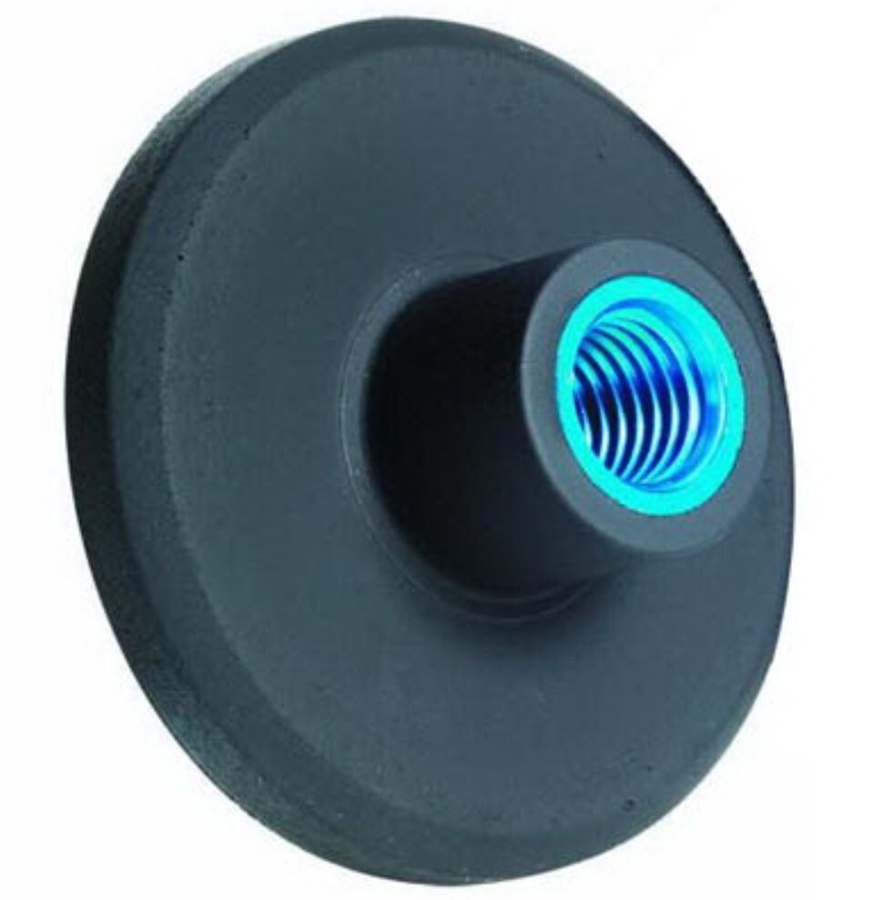 Buff & Shine 3" Grip Rigid Edge Backing Pad - 5/8"x11 thread size - Hook & Loop