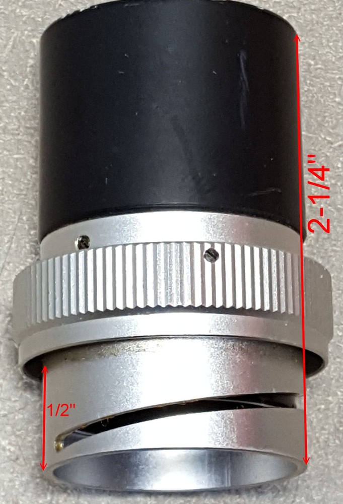 SW10X Microscope Eyepiece. We don’t know what machine it was pulled from.