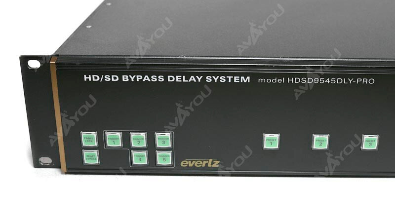Evertz HDSD9545DLY-PRO HD/SD Video Delay / Time Shift Processor (30s for HD)