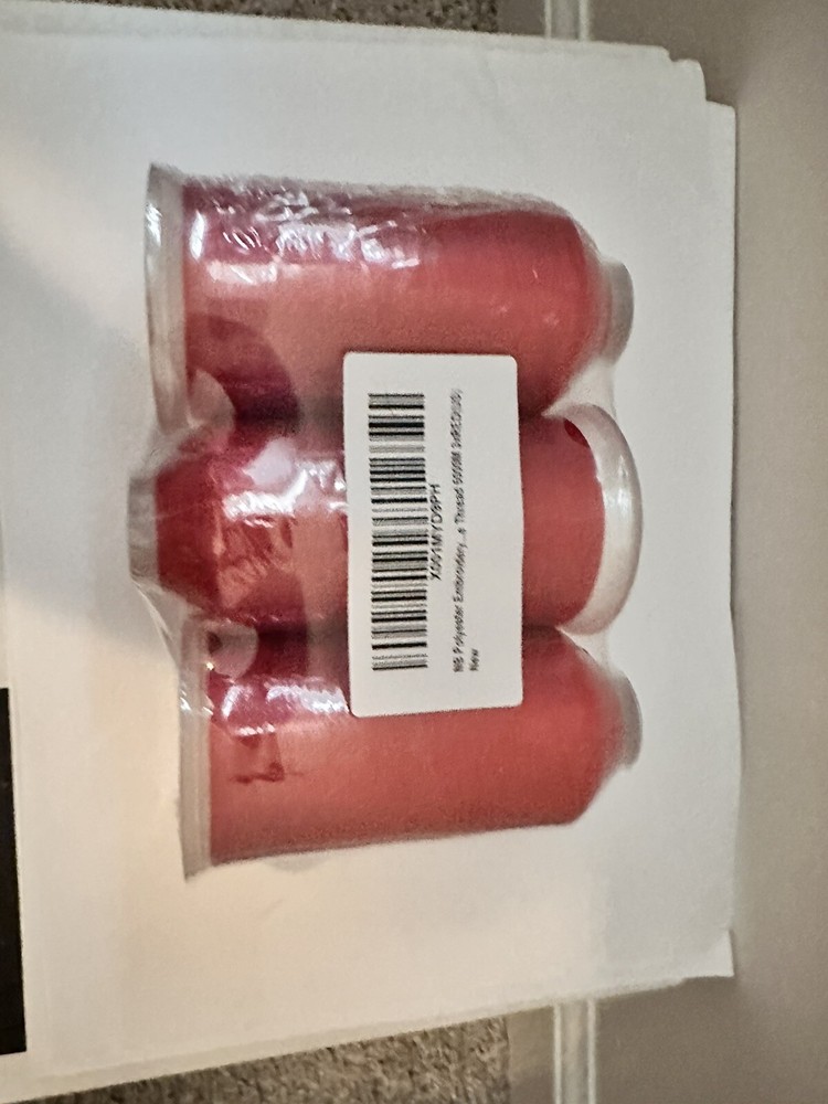 New brothread - Single Huge Spool 5000M Each Polyester Embroidery Machine Thr...