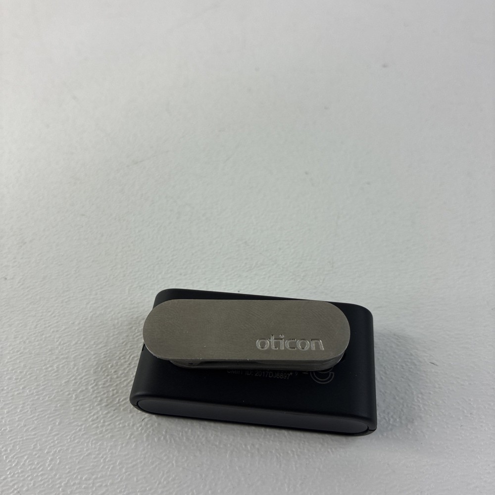 Oticon AC1A Connect Clip Bluetooth Streamer & Microphone w/ Case Cable Tested