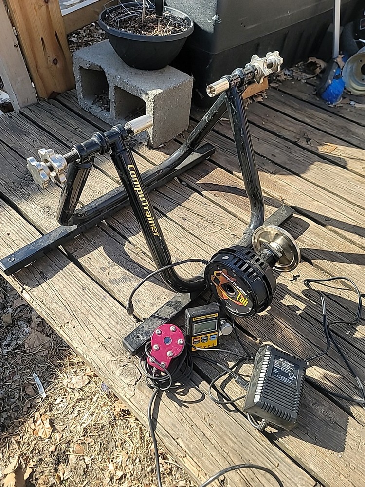 RacerMate CompuTrainer full setup Controller + Generator, front wheel stand