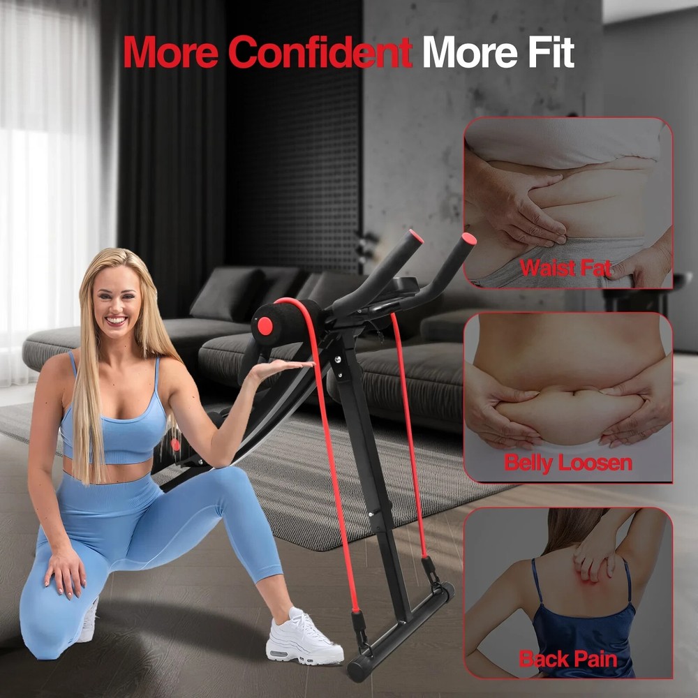 FOLDABLE VERSATILE AB & FULL BODY WORKOUT MACHINE - NEW & SHIPS FREE!