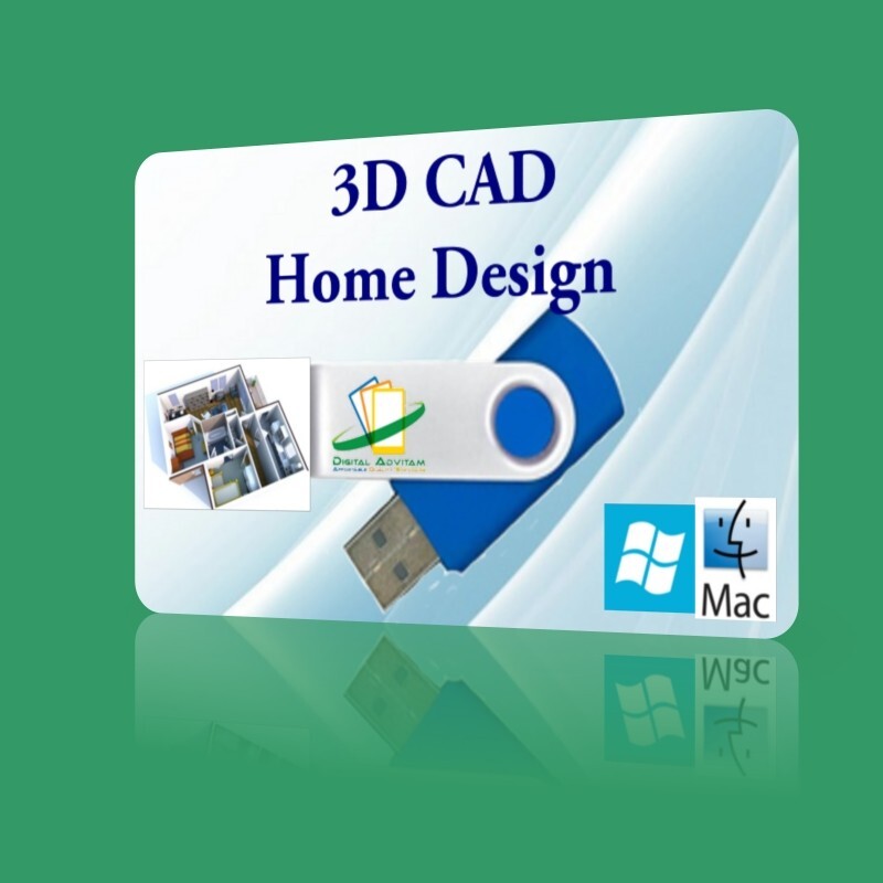 3D CAD Software Interior Home Design Suite Home Architecture Windows PC Mac USB