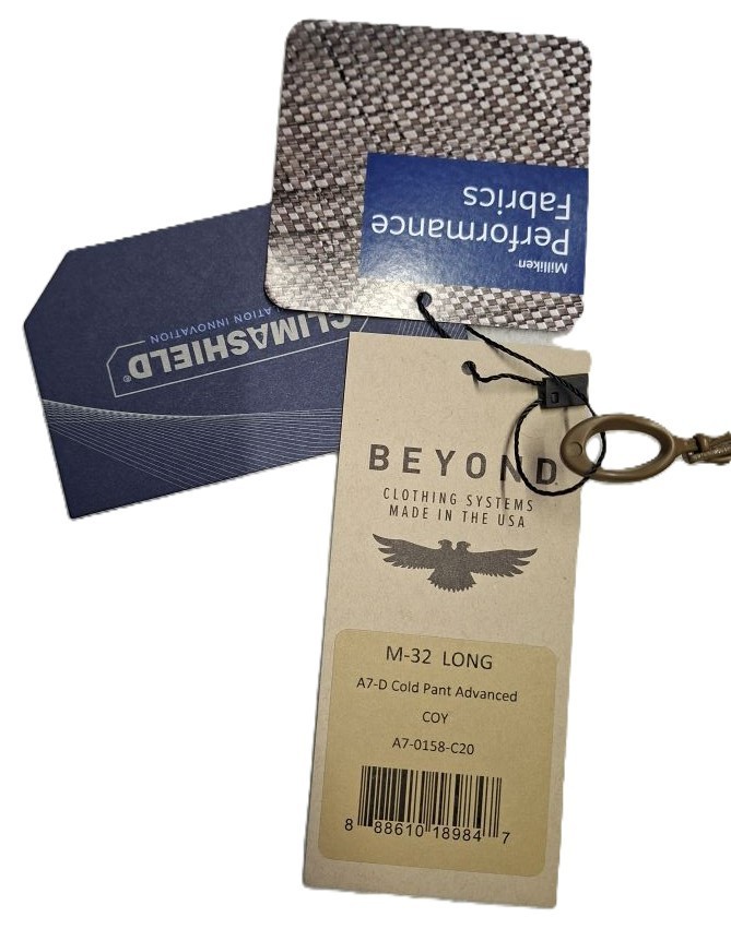 Beyond A7D Cold Pants Advanced Extreme Cold Weather Snow Pants Coyote 0158