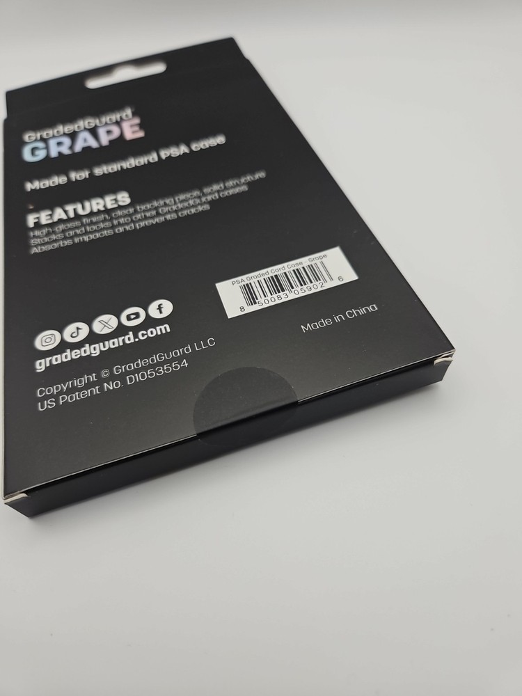 GradedGuard Grape Limited Edition PSA Graded Card Slab Guard Protector Sealed H