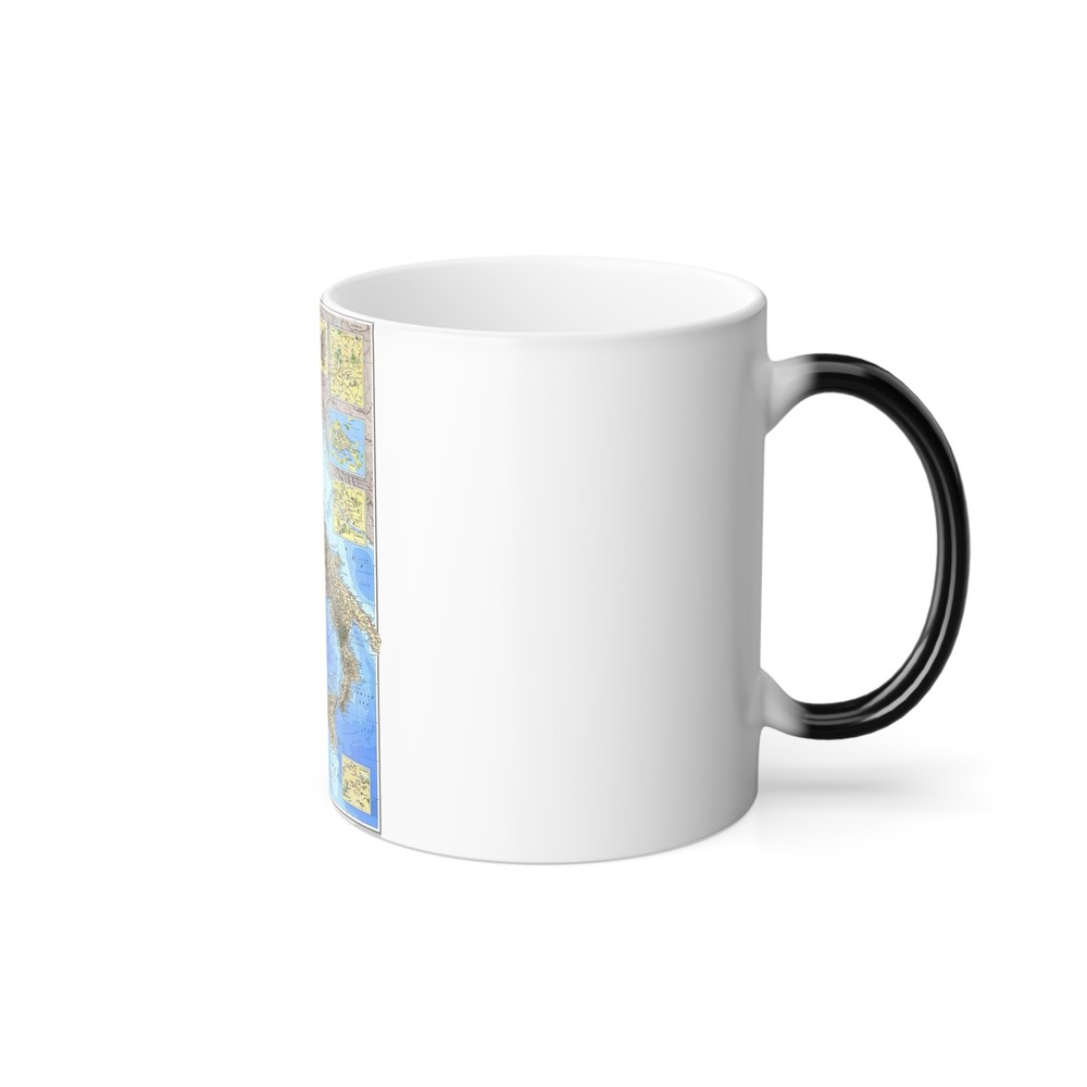 Italy (1995) (Map) Color Changing Mug 11oz