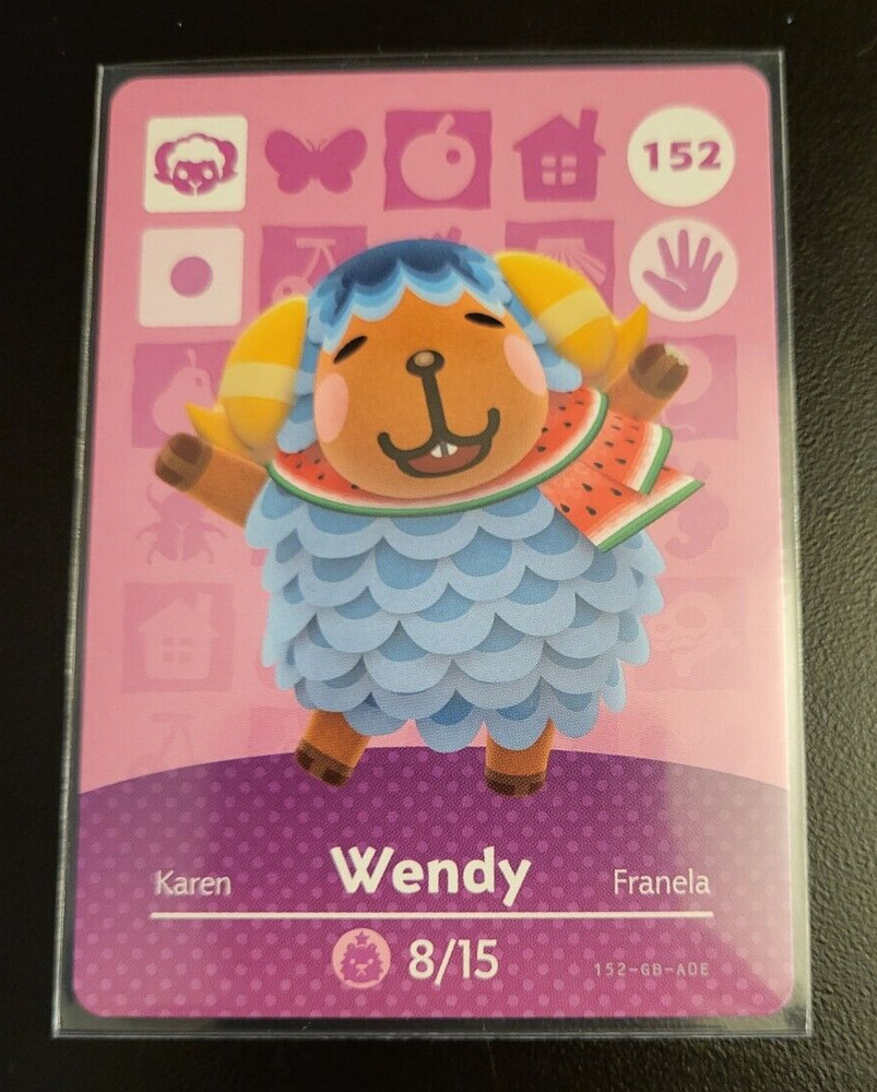 Wendy - 152 - Series 2 - Authentic Animal Crossing Amiibo Card