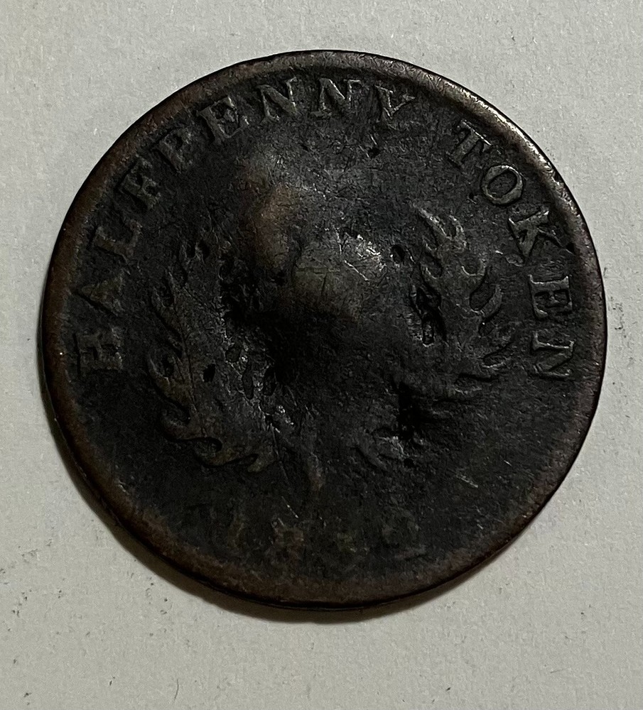 1832 Nova Scotia Half Penny