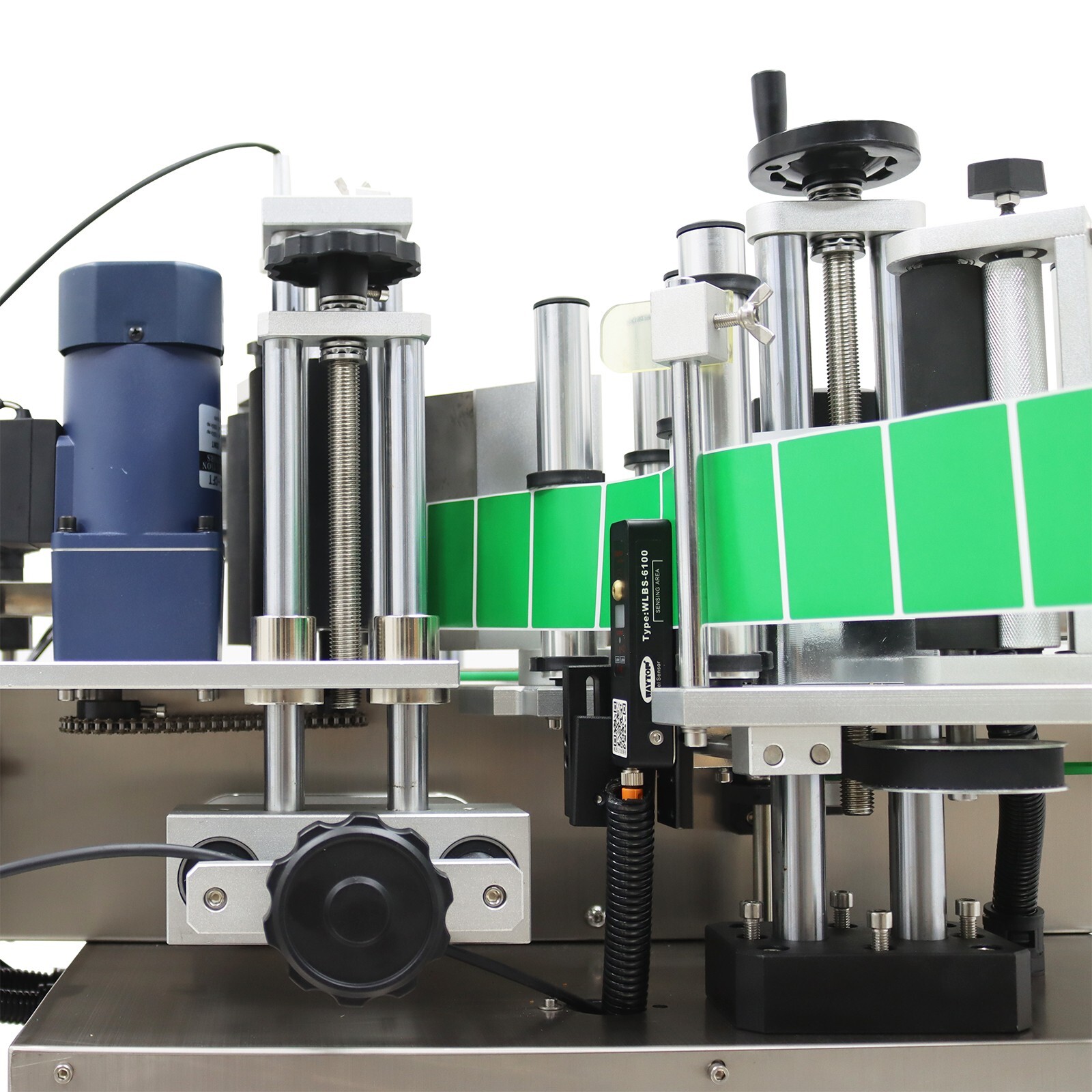 Automatic Round Bottle Labeling Machine Bottle/Can/Wine Labeler Full Label 110V