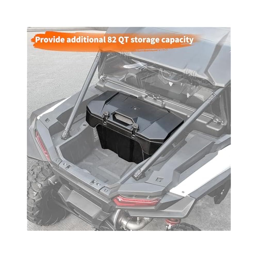 ATV/UTV Storage Solution, 82QT, Secure, Waterproof Box for Essentials