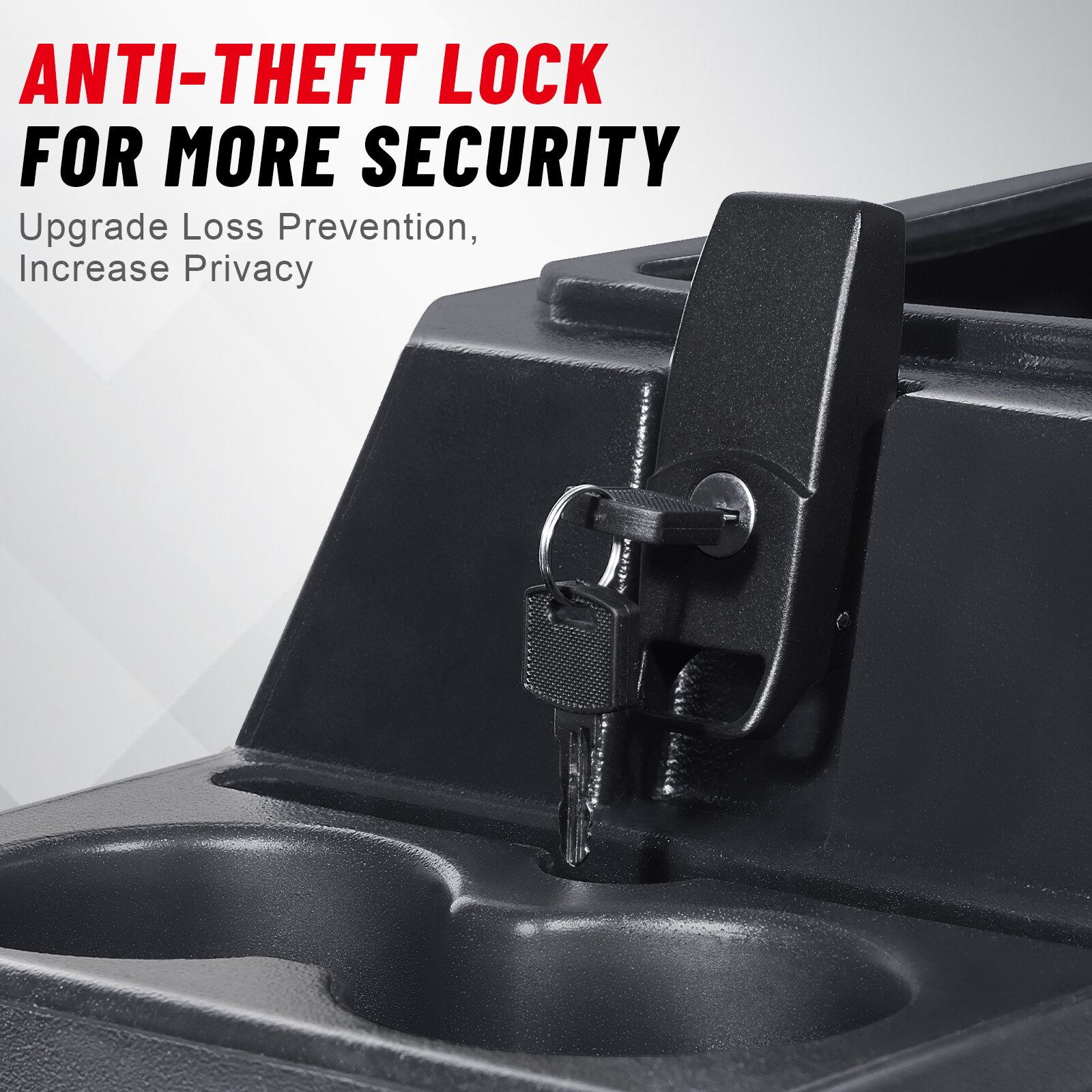 UTV Center Console Armrest Box For 2017-2025 polaris ranger xp 1000/ ranger 1000