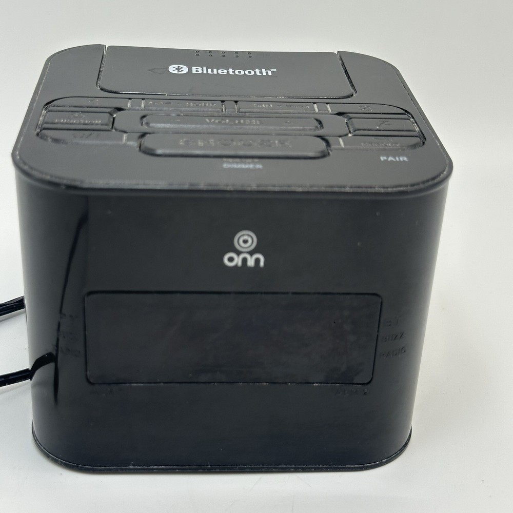 onn bluetooth Clock radio