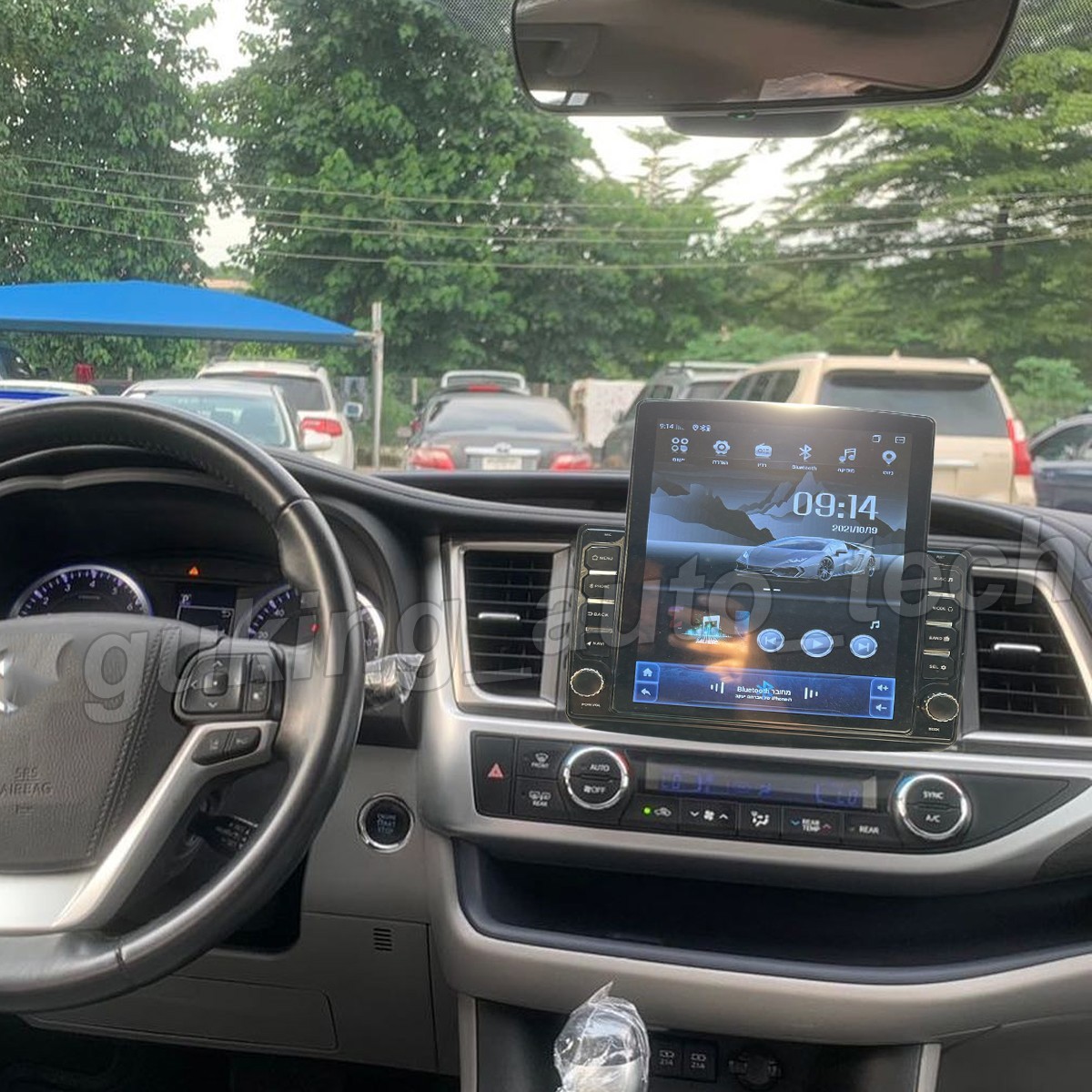 CarPlay For 2014-2019 Toyota Highlander 9.7" Android 13 Car FM Radio GPS Stereo