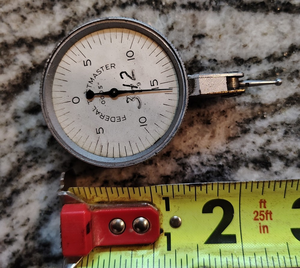 🗽FEDERAL TEST MASTER INDICATOR MACHINIST/ TOOLMAKER