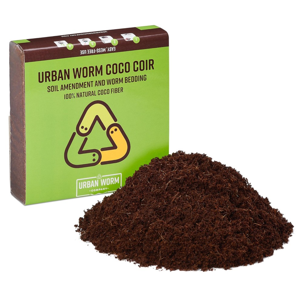 Urban Worm Coco Coir Soil Amendment and Bedding (2)