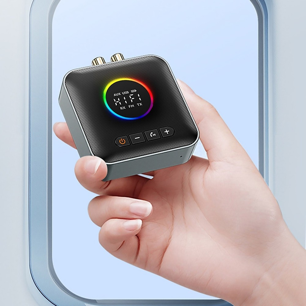 Mutiilfunction 3in1 Bluetooth 5.4 FM Transmitter Receiver Audio Adapter AUX