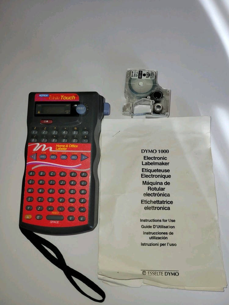 ROTEX Label Maker Printer, Handheld, HOME AND OFFICE TESTED.