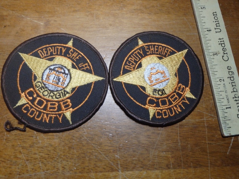 COBB  COUNTY  GEORGIA VEST PATCH  BX 25#5