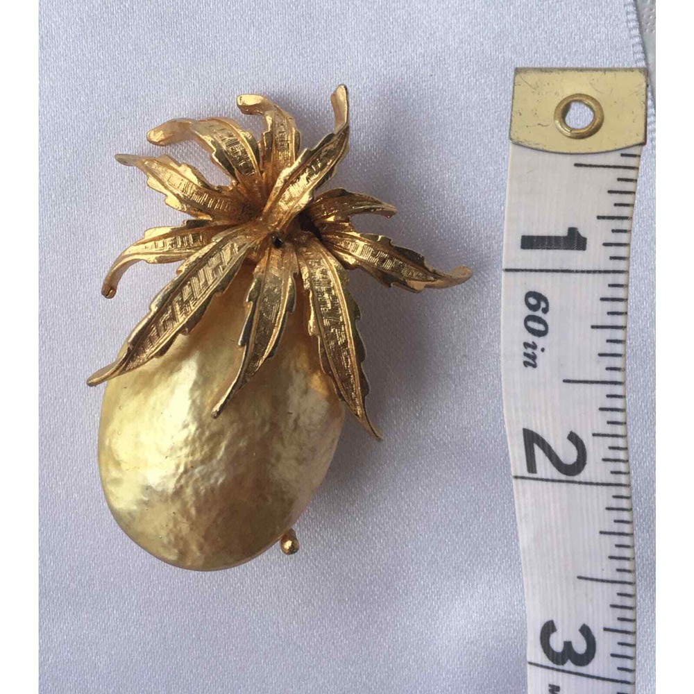Golden Egg Brooch