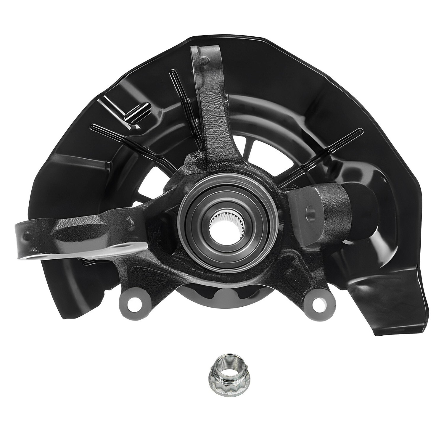 Pair Front Wheel Hub Bearings & Knuckles for Lexus RX330 RX350 RX400h Highlander