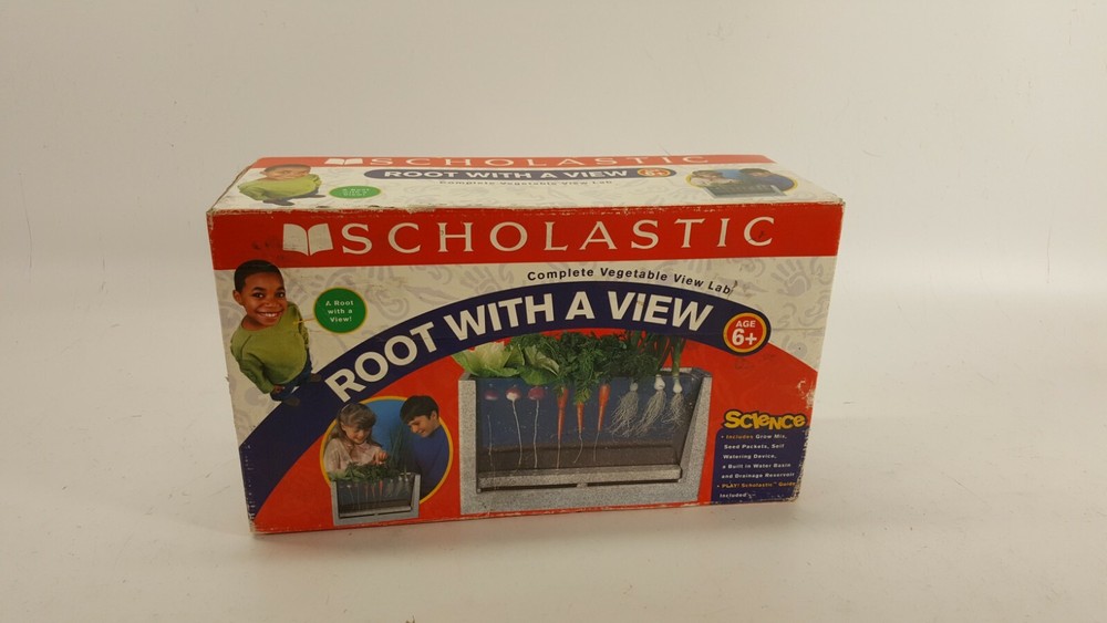 NEW, SCHOLASTIC “ ROOT WITH A VIEW ” COMPLETE VEGETABLE VIEW LAB