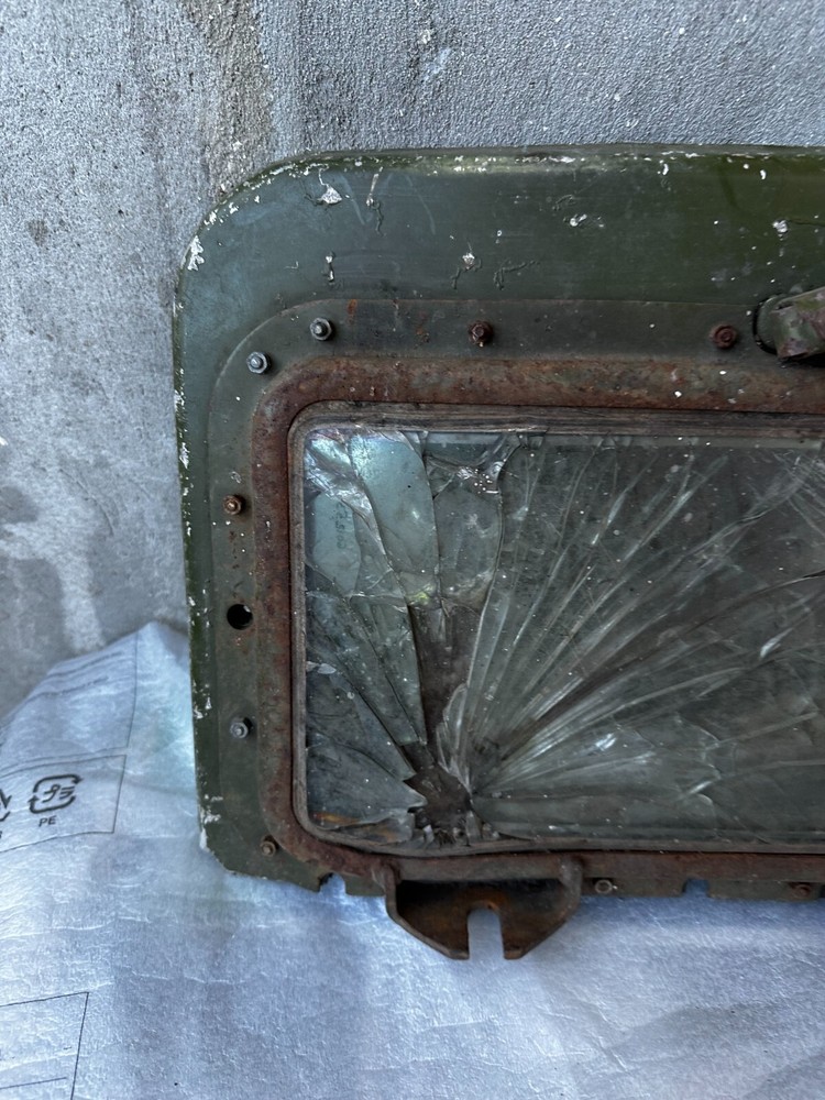 Tank T-72 window from the hardware