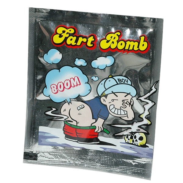 1 CASE OF 36 STINK BOMBS + 3 FART BOMB BAGS ~ COMBO SET