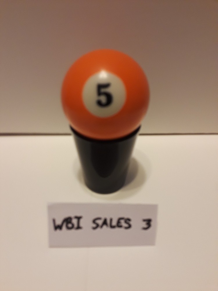# 5 Orange Single Pool Ball Replacement 2 1/4 Inch