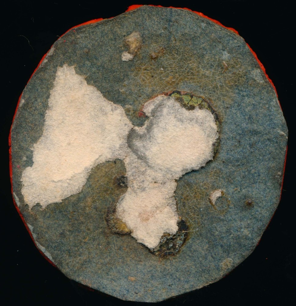 C. 1830 - 1860 Red Wax U.S. Consular Document Seal Impression