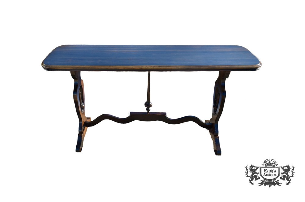 Vintage Walnut Jacobean Style Console/Sofa Table