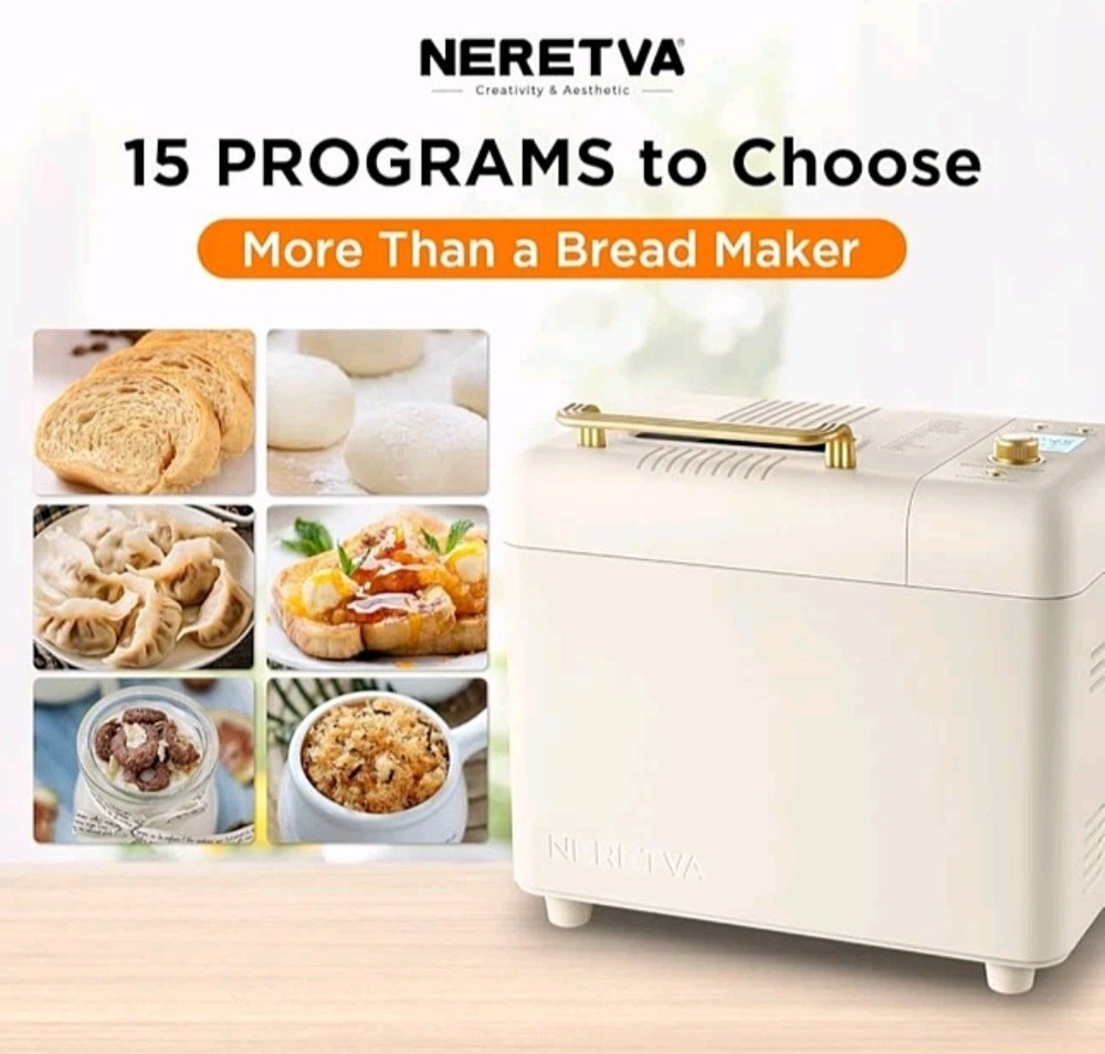 Neretva PE9706U Bread Maker 2 LB 15 Program Automatic Machine New