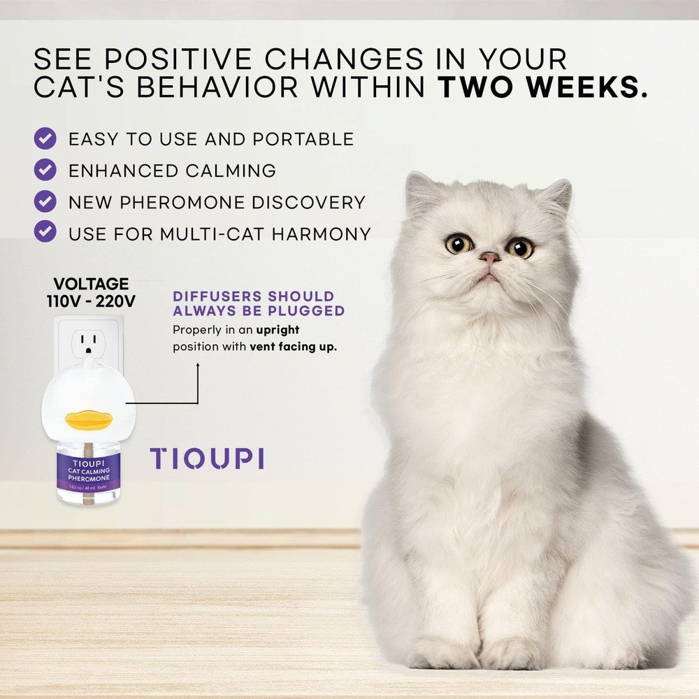 New Cat Pheromones Calming Diffuser 2 Diffusers & Refills Top Value Kit Diffuser