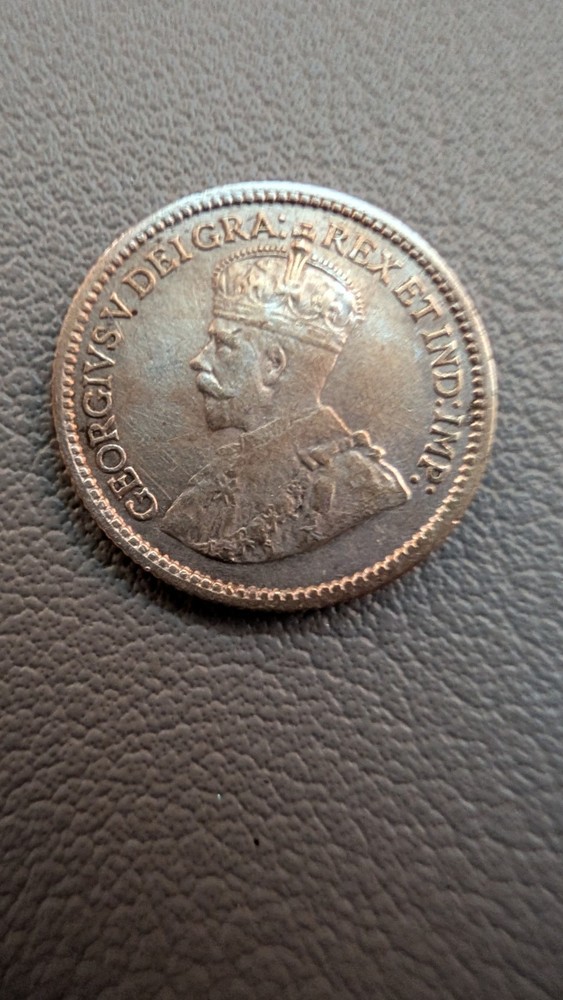 1912 Silver Canada 5 Cent, EF Detail, (AA45)