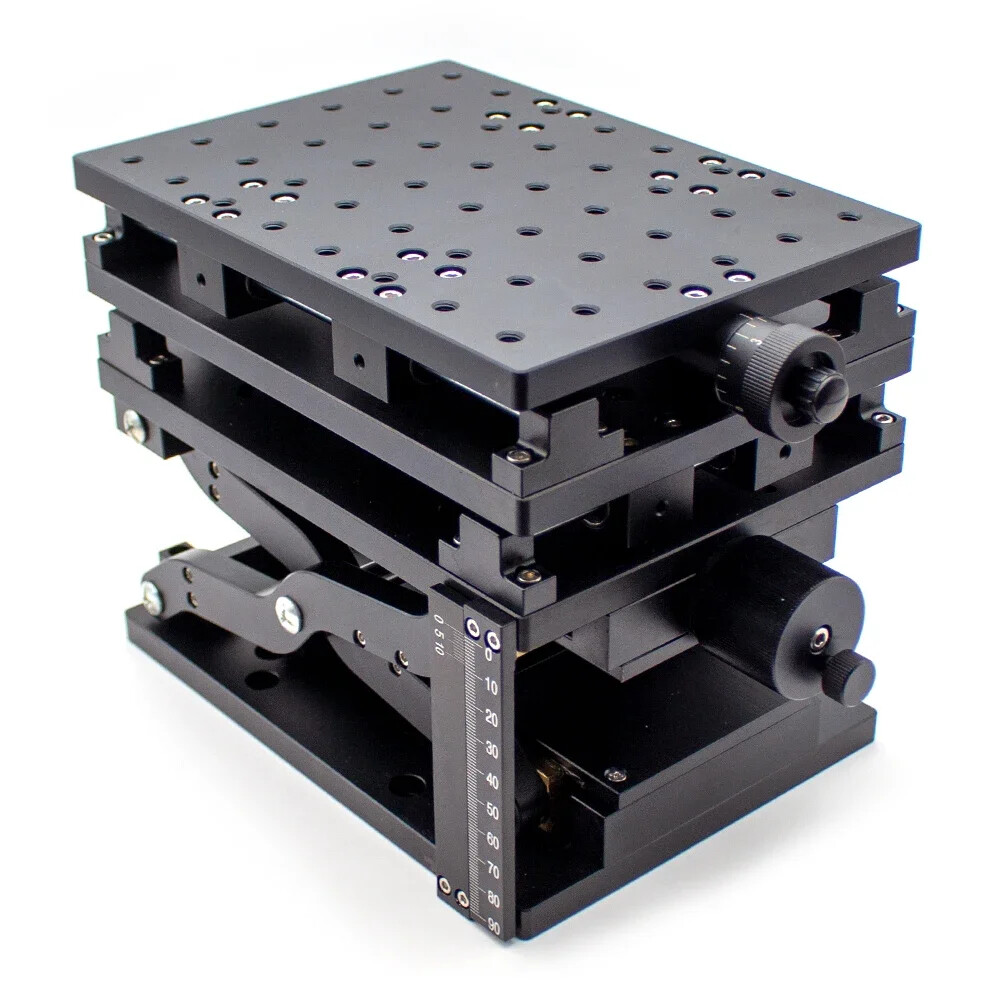 Manual Lifting Table Three dimensional Mobile Workbench Inspection Table