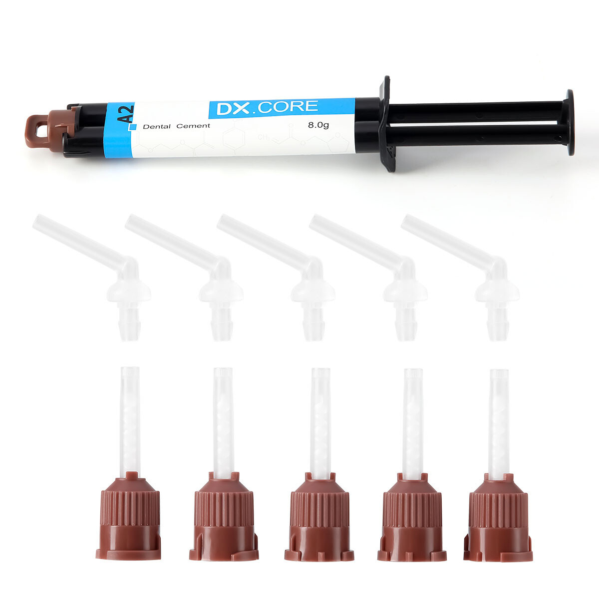 Dental Dual Cure Core Build Up Composite Resin Light and Self Cured A2 Shade