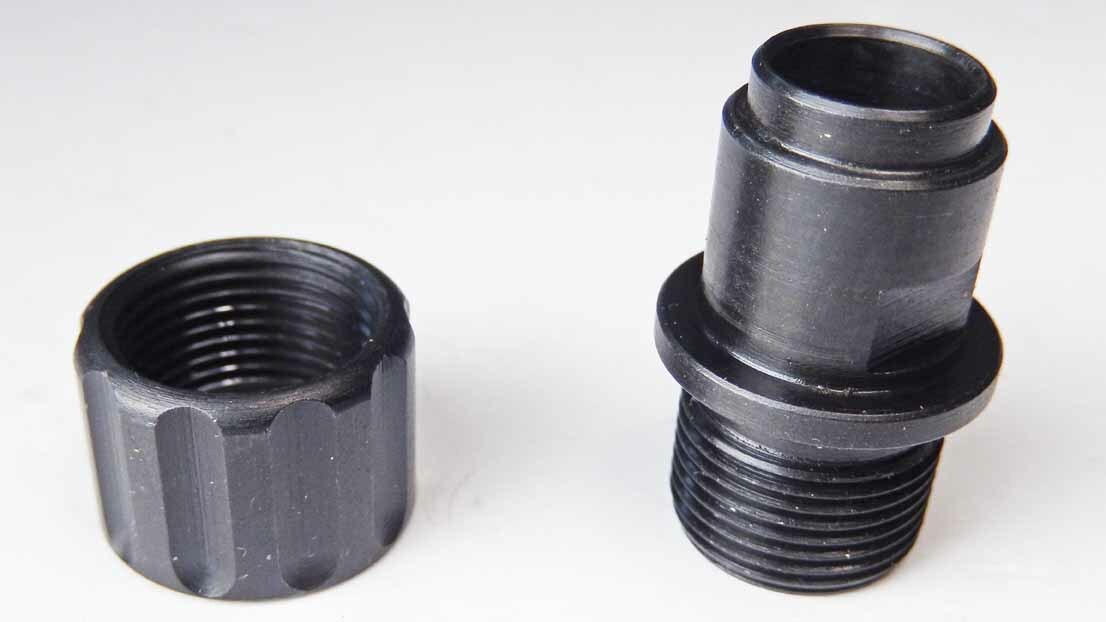 Walther P22, P-22 22 LR 1/2x28 Thread Adapter