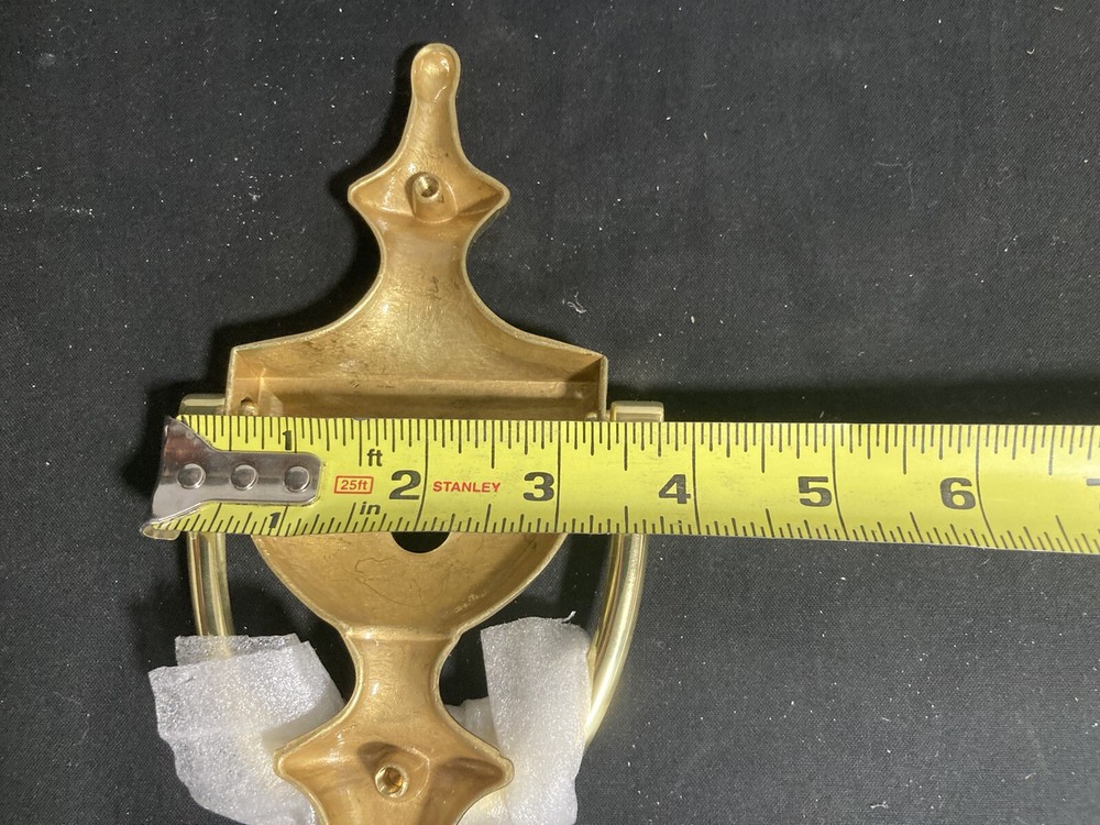 door knocker with door viewer peep hole Solid Brass BHP 897SB
