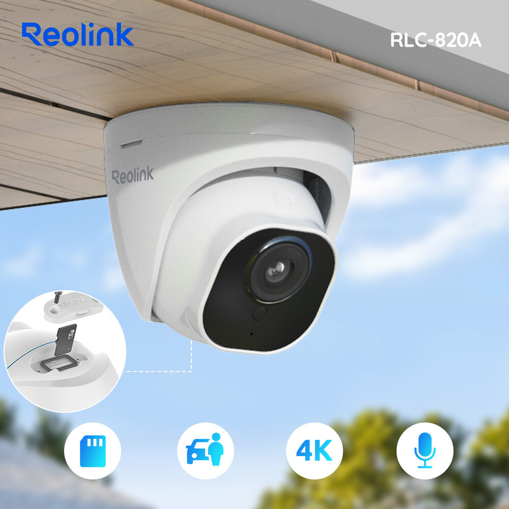 Reolink RLC-820A 8MP 4K Ultra PoE Camera Smart Person/Vehicle Detection