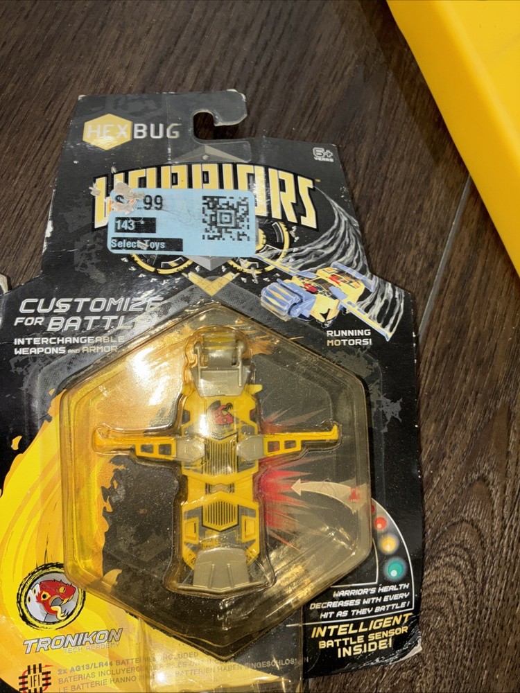 2- Hexbug Warriors Battling Robots TRONIKON S1-1A - NEW -