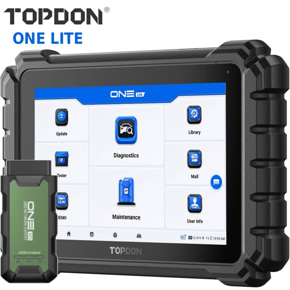 TOPDON ONE Lite Professional OBD2 Scanner Diagnostic Tool ECU Coding OE Topology