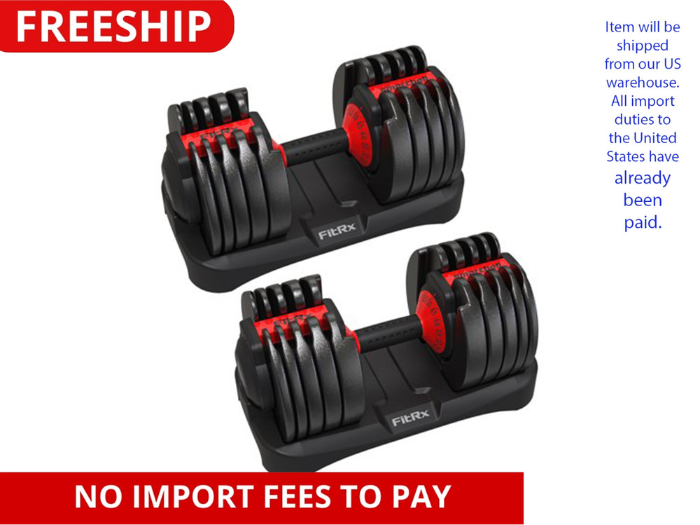 Adjustable Dumbbells, 52.5lb SmartBell Dumbbell Set with Quick-Select Weights