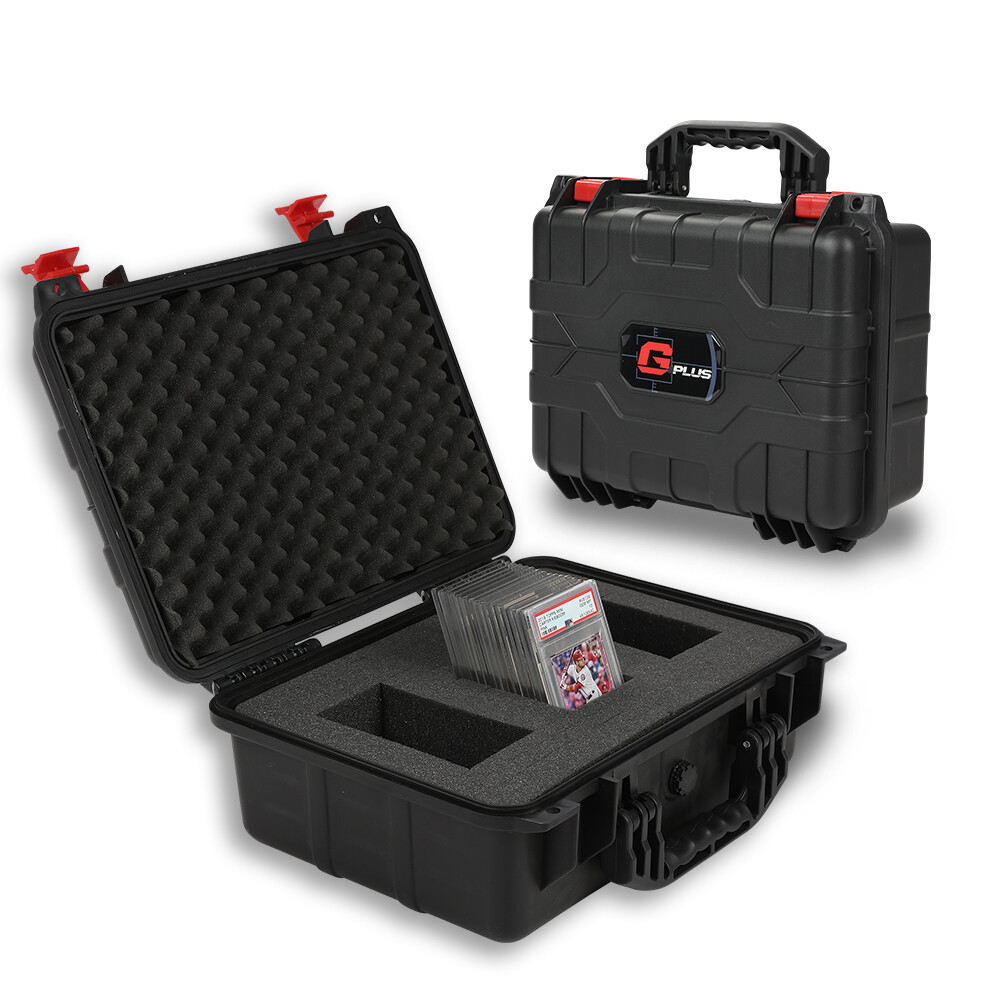 150CT Weatherproof Graded Card Storage Box Heavy Duty Case Slab Holder Protector