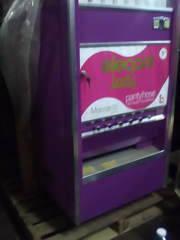 pantyhose vending machine 1970s